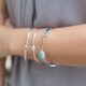 Stackable Multistone Bangle