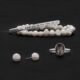 White Cultured Freshwater Pearl (6 to 7mm) Post Earrings