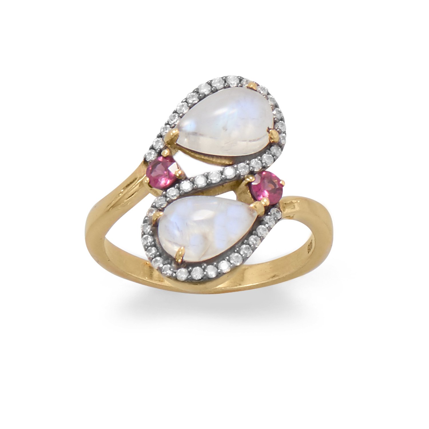 14-karat-gold-plated-and-black-rhodium-plated-multi-stone-ring-marnie